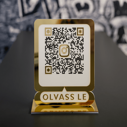 Instagram QR tábla