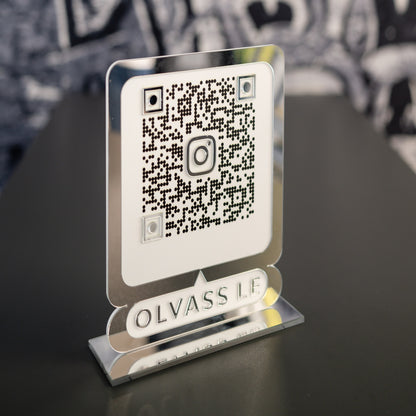 Instagram QR tábla